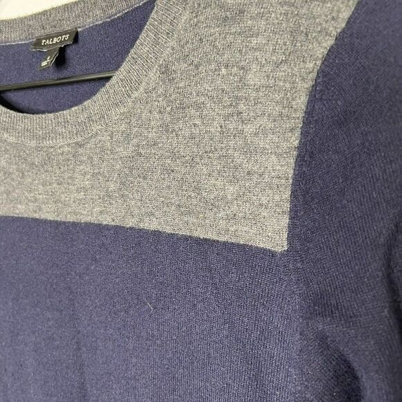 Talbots Lambswool Blend Sweater Dress Navy Blue Womens Size Small - Picture 2 of 5